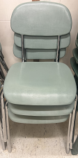 Chaise plastique Grise métal Chaise plastique Grise métal